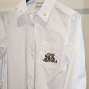 BASIC EDITIONS HOLIDAY SHIRT